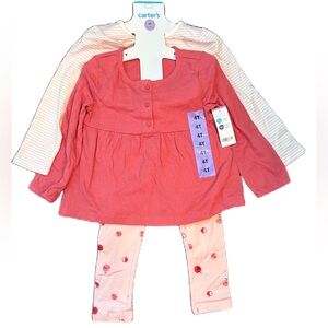 Carter's Pink and White Kids Matching Set